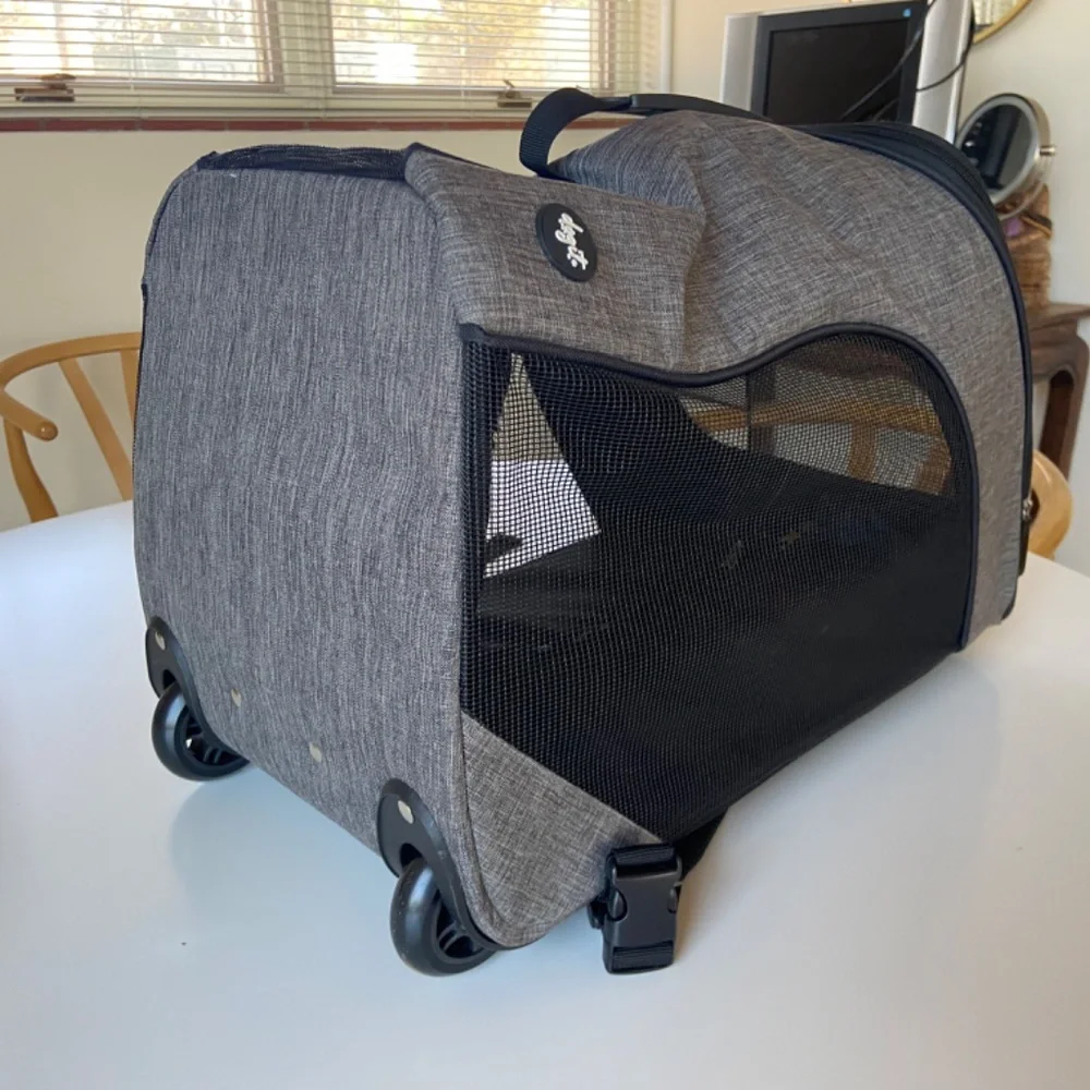 Deluxe travel standardize backpack for miniature dogs
